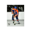 Fotografía enmarcada grabada de Wayne Gretzky Edmonton Oilers - Acción