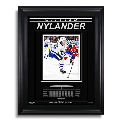 Photo encadrée gravée des Maple Leafs de Toronto William Nylander - Action Flex