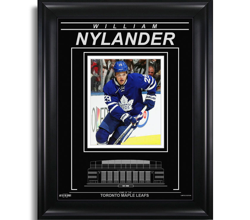 William Nylander Toronto Maple Leafs Engraved Framed Photo - Action Focus - Heritage Hockey™