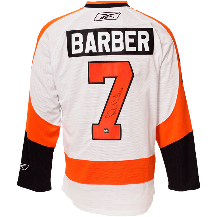 Bill Barber Signed Philadelphia Flyers Jersey - Heritage Hockey™