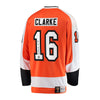 Bobby Clarke a signé le maillot des Flyers de Philadelphie