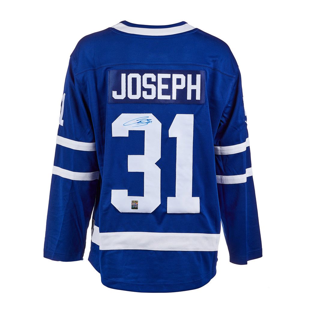 Curtis Joseph Signed Toronto Maple Leafs Fanatics Breakaway Home Blue Jersey