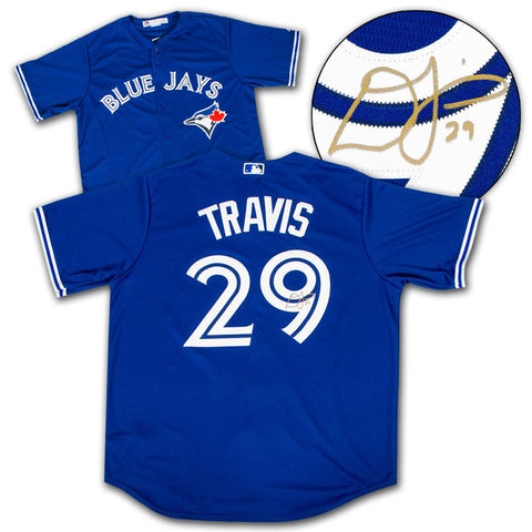 Devon Travis a signé le maillot des Blue Jays de Toronto