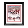 Henderson Scores For Canada Artist Proof Framed Lithograph Autographed by 5 Players