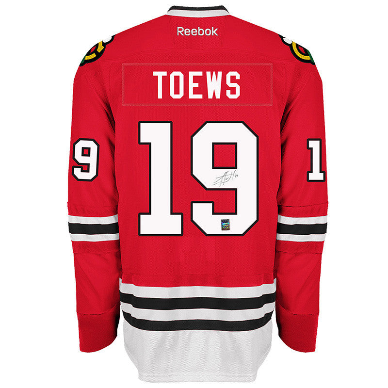 JONATHAN TOEWS Signed Chicago Blackhawks AUTOGRAPHED NEW 2XL Hockey Jersey  COA