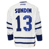 Mats Sundin a signé le maillot des Maple Leafs de Toronto