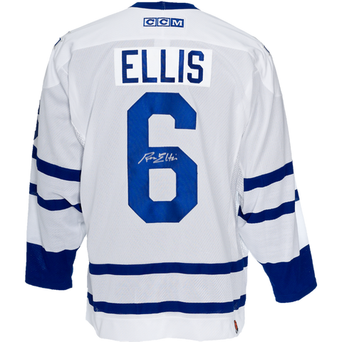 Ron Ellis a signé le maillot des Maple Leafs de Toronto