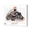 Vladislav Tretiak Autographed Skate Canvas Print
