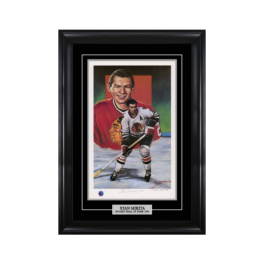 Stan Mikita Signed Chicago Blackhawks Limited Edition Print