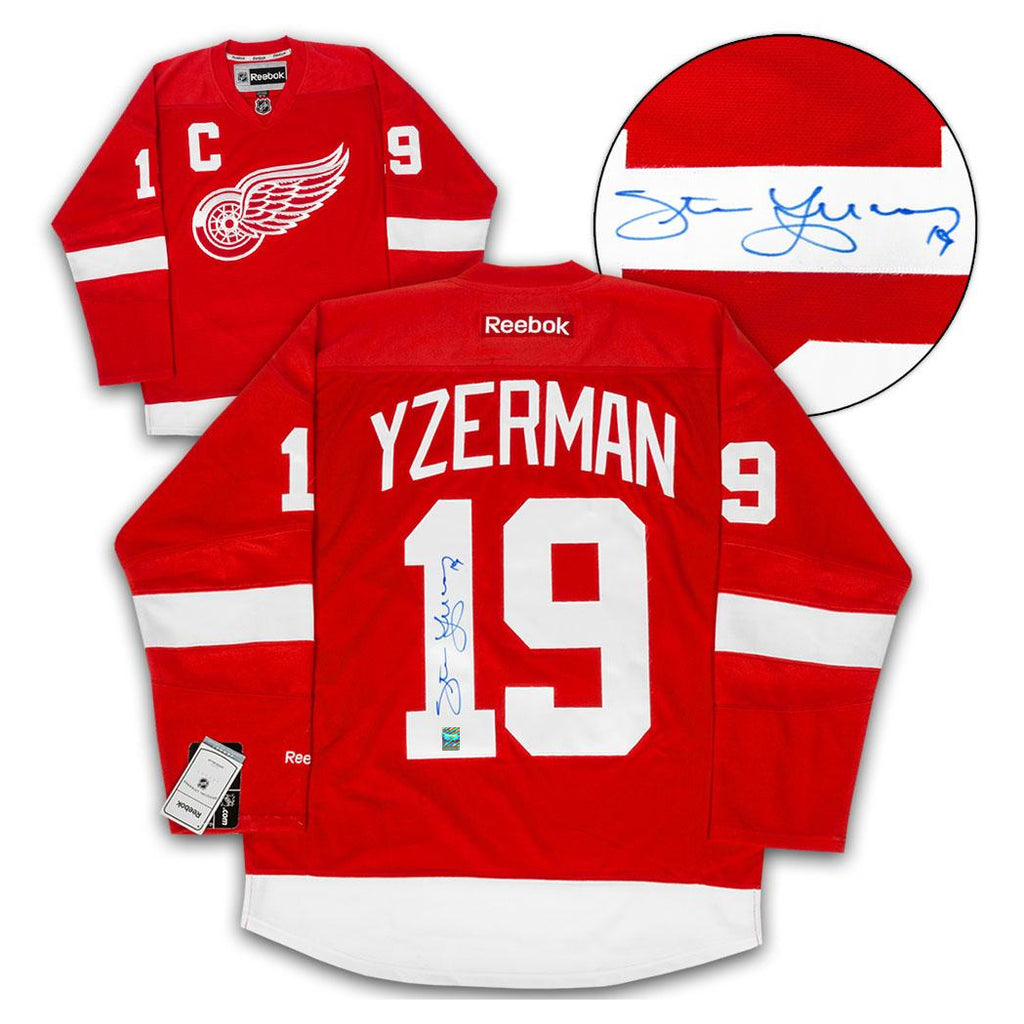 Vintage Detroit Red Wings Steve Yzerman NHL Hockey Jersey