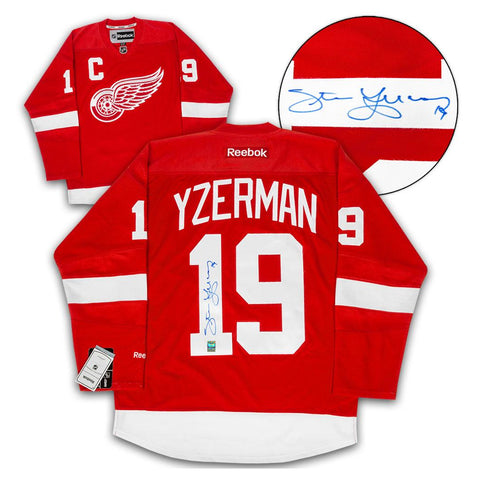 Steve Yzerman Detroit Red Wings Signed & Dated 1st Game Fanatics Vintage  Jersey - NHL Auctions